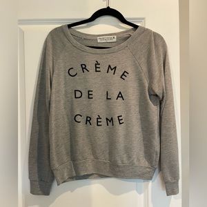 Project social T grey sweatshirt size small